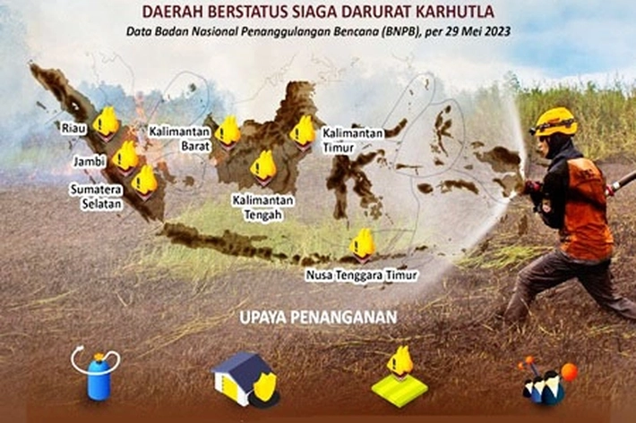Pemprov Riau dan Singapura Kerja Sama dalam Penanganan Karhutla