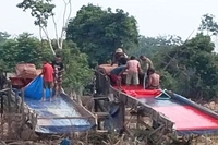 Tambang Emas Ilegal di Aliran Sungai dan Daratan di Inhu Terjadi, 'yang Terus Hadapi Dilema Antara Perut dan Hukum'