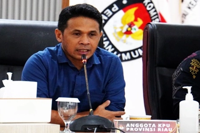 KPU Riau Gelar Rapat Monitoring Sosialisasi Pendidikan Pemilih 