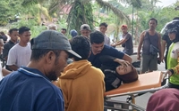 Kecelakaan Hari Ini di Jembatan Kembar Danau Bingkuang Kampar dengan Mobil Barang, Pemilik Sepeda Motor Luka Parah