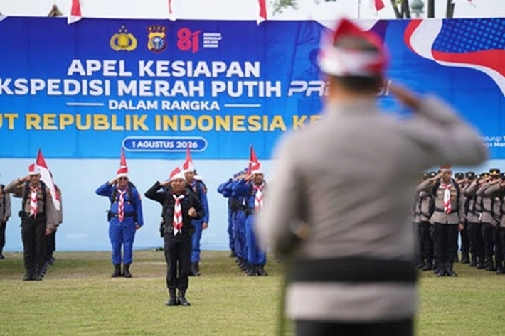 Program Ekspedisi Merah Putih Polda Riau  Jangkau 17 Desa Wilayah 3T