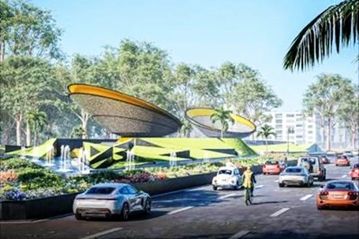 Proyek Simpang Arifin Achmad-Sudirman Pekanbaru yang Menelan Anggaran Rp7,6 Miliar Ditargetkan Selesai Akhir 2026