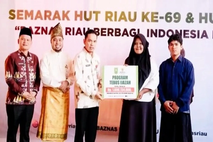 Disdik Riau-Baznas Terus Perkuat dan Bantu Persoalan Pendidikan Bagi Keluarga Kurang Mampu