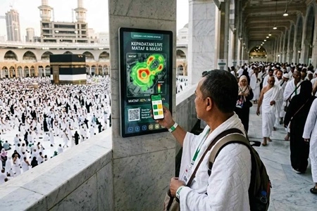 Jemaah Haji dan Umrah Kini Bisa Pantau Kondisi Kepadatan Area Tawaf dan Sa'i Melalui Aplikasi Nusuk