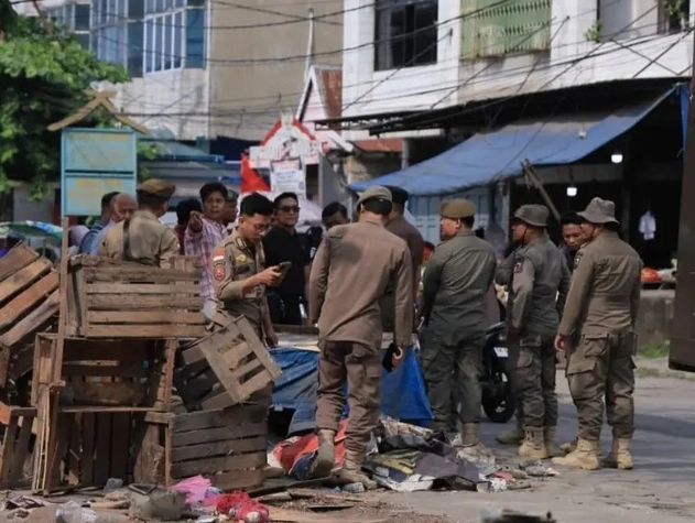 Sejumlah Kios di Jalan Teratai Dimanfaatkan Sebagai Tempat Tinggal
