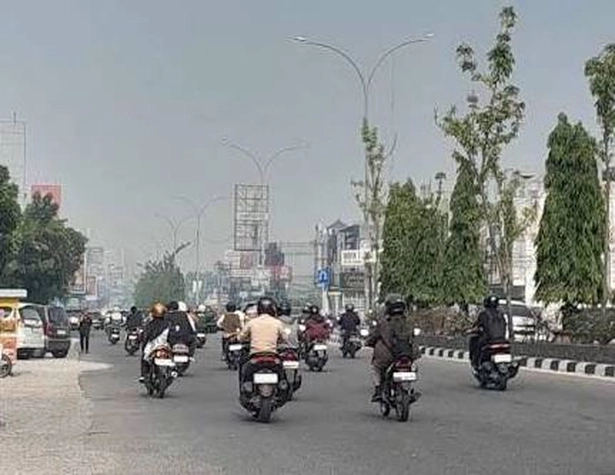 Kualitas Udara Pekanbaru Membaik Usai Warga Warga Salat Istisqa Serentak di 15 Kecamatan