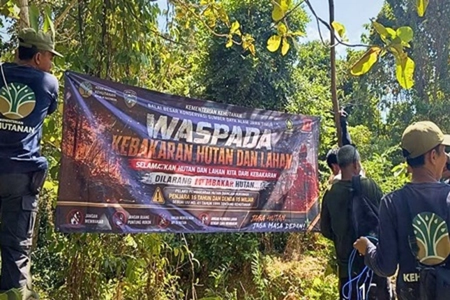 Pemprov Perkuat Pencegahan Karhutla yang Dimulai dari Tingkat Desa untuk Deklarasi Bersama