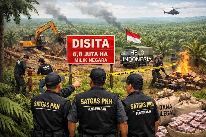 Pengelolaan Kebun Sawit Sitaan Satgas PKH Sisakan Kegaduhan dan Konflik Sosial, Aktivis: 'Ada Terkesan Pemulihan Lahan dan Pergantian Penguasaan'