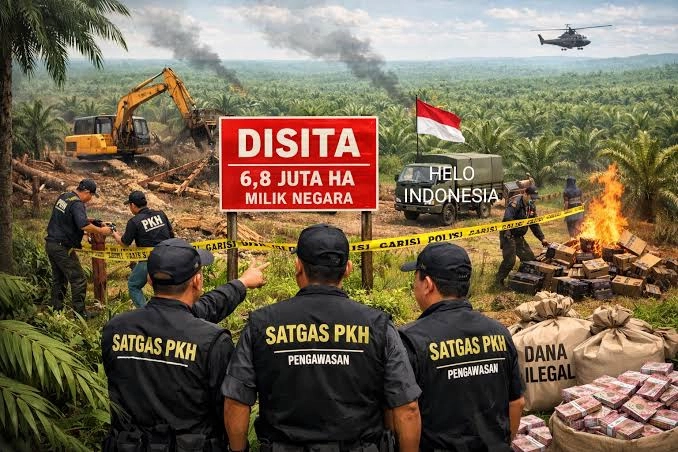 Pengelolaan Kebun Sawit Sitaan Satgas PKH Sisakan Kegaduhan dan Konflik Sosial, Aktivis: 'Ada Terkesan Pemulihan Lahan dan Pergantian Penguasaan'