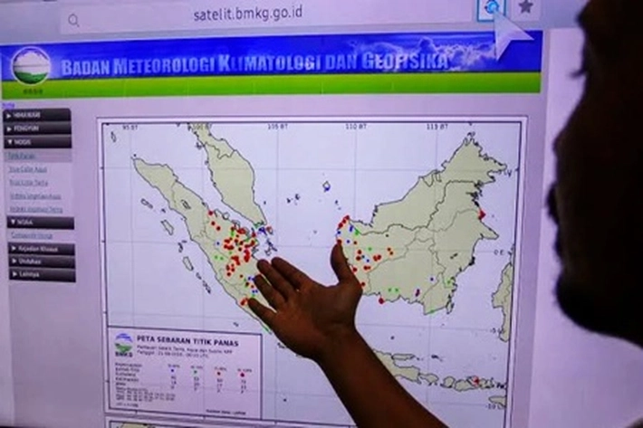 BMKG Deteksi 115 Hotspot di Riau Buat Kualitas Udara Sangat Tidak Sehat