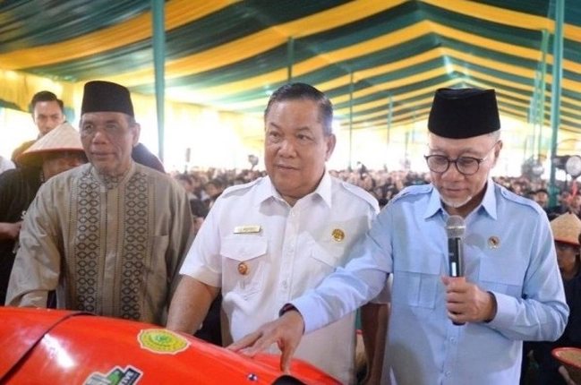 Plt Gubri Paparkan Produksi CPO Riau Dihadapan Menteri Koordinator Bidang Pangan