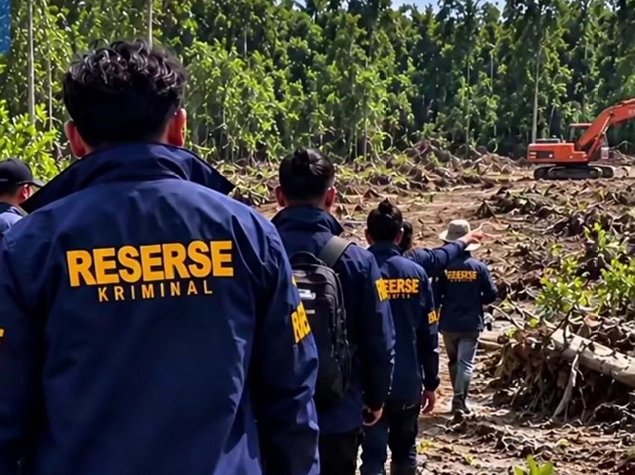 Dirkrimsus Polda Riau Tetapkan Anggota Dewan Tersangka Perambah Hutan