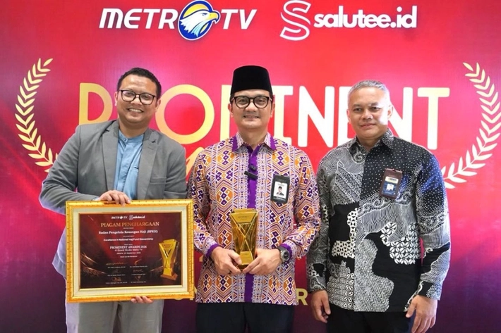 BPKH Raih Penghargaan Prominent Awards 2026 karena Berhasil Kelola Dana Haji yang Capai Rp 180,72 Triliun