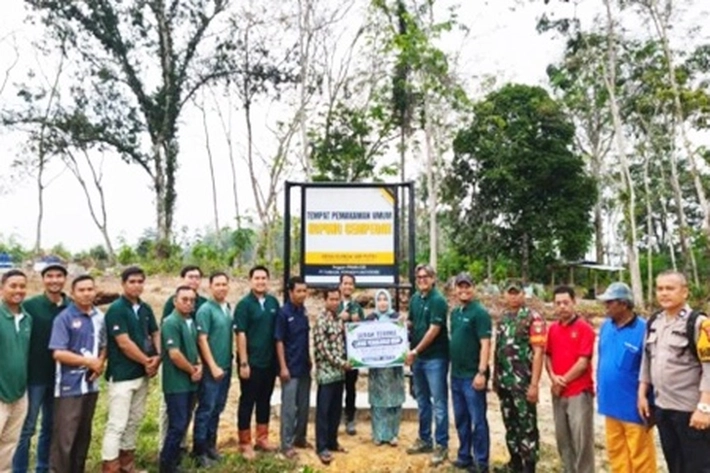 PT TPP Dukung Pembangunan dengan Wujudkan Program CSR Serahkan Lahan Pemakaman dan Renovasi Masjid Warga