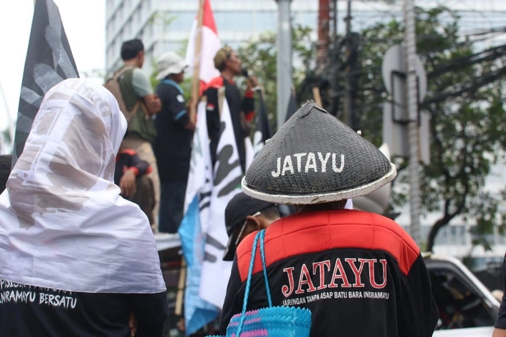  Ratusan Nelayan dan Walhi Datangi Kementerian Kelautan Tolak Proyek Strategis Nasional Revitalisasi Tambak