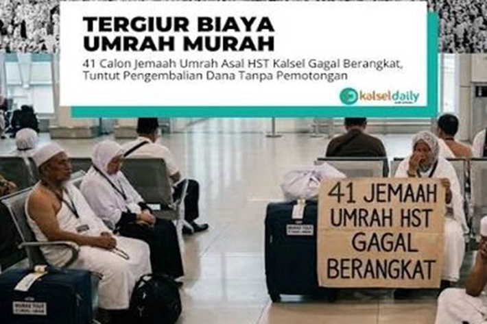 Kemenhaj Riau Ungkap Puluhan Calon Jemaah Gagal Umrah ke Tanah Suci