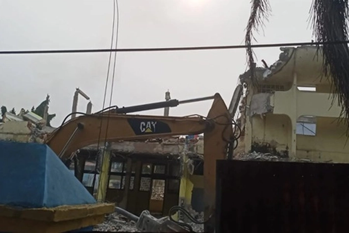 Kantor BWSS III Pekanbaru Dibongkar untuk Buka Akses Jalan Baru