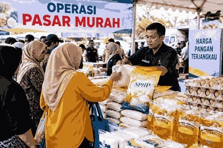 Pemprov Buat Pasar Murah di Lima Lokasi Bersama BUMD PT Riau Pangan Bertuah