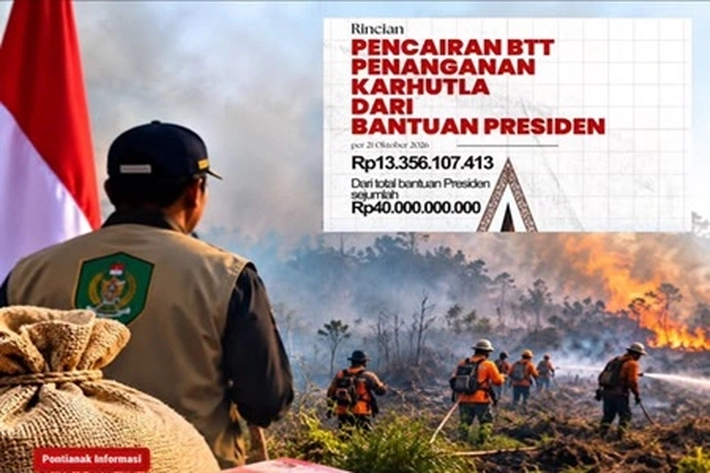 8 Daerah di Riau Terima Bantuan Karhutla yang Dimasukkan ke Rekening Masing-masing