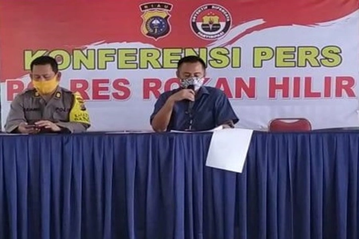 Polres Rohil Ungkap Hasil Tindak Pidana Narkotika 2020