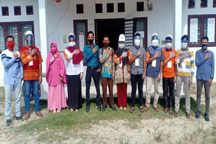 PPK dan PPDP Apel Bersama di Kepenghuluan Bangko Pusako