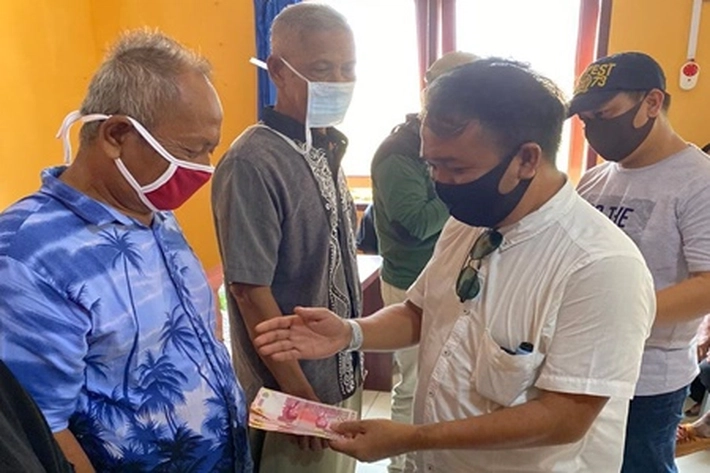 Masyarakat Kecamatan Katang Bidare Terima dana BTT Tahap II