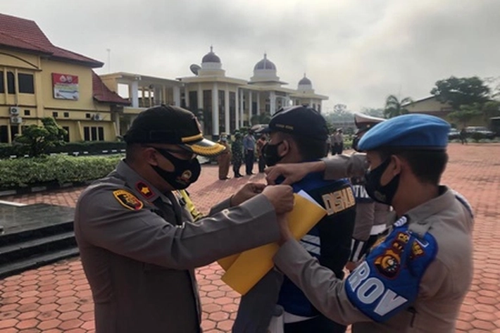 Polres Rohil Apel Pasukan Operasi Patuh Lancang Kuning